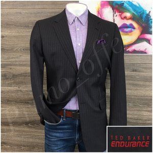 Ted baker Mens Suit‎ Jacket Blazer Sport Coat Two Button Wool 42L Casual Formal